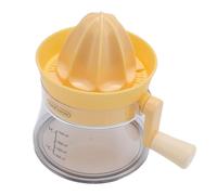 FILFEEL Presse-agrumes à Manivelle 500 Ml Presse-Citron Manuel avec Mesures à Double échelle pour Pamplemousse Orange Citron Vert - Conception de en Spirale, Base Antidérapante, Passe au
