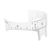 FILFEEL Règle de Positionnement des Sourcils Professionnelle, Outil de Mesure des Sourcils, Microblading, Transparent, Réutilisable, 3 Types de Plastique (Règle de pont de nez type B)