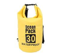 FILFEEL Sacs à Viande en PVC de 30 L avec Cordon de Serrage et Sangles de Sac à Dos pour Une Utilisation Efficace en Extérieur (Yellow)