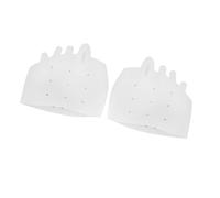 FILFEEL Séparateurs D'Orteils en Silicone, Correcteur D'hallux Valgus pour Orteils en Marteau et en Griffe, avec Redresseur D'oignon pour Soulager la Douleur et Prendre Soin des P (WHITE)