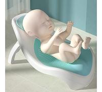 FILFEEL Support de Bain Pliable avec Conception Antidérapante et Trous Respirants pour un Bain de bébé en Toute sécurité en Vert (BLUE)