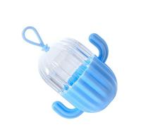 FILFEEL Support Rotatif pour Pinceaux de Maquillage Brosse Rotative avec Couvercle 5 Compartiments de Rangement pour Outils Cosmétiques Blanc Présentoir de Comptoir Multifonctionnel Accès Facile