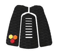 FILFEEL Tampon de Traction de Surf, Coussinet de Traction de Surf de Surf Tampons de Traction de Traction EVA pour Le Yacht Longboard Paddleboard (Black)