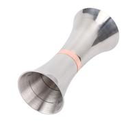 FILFEEL Tasse à Mesurer Jigger à Cocktail en Acier Inoxydable - Outil de Bar à Double échelle de 30 Ml et 45 Ml pour une Mesure Précise de l'alcool - Acier 304 de qualité Alimentaire pour Bar à