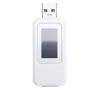 FILFEEL Testeur de Compteur de Puissance USB - Wattmètre de Courant de Tension Numérique avec Prise en Charge PD/QC 120 W, Surveillance de l'alimentation en Temps Réel et Enregistrement de (WHITE)