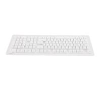 FILFEEL Touches de Clavier Portugais Brésilien, 110 Touches Translucides pour Claviers 61 64 68 84 87 96 98 100 104 108, Matériau ABS, Conçu pour Les Utilisateurs Lusophones, avec (White)