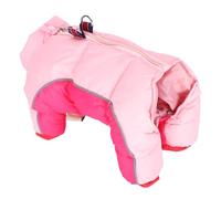 FILFEEL Vêtements Coupe-Vent d'hiver pour Chien avec Fermeture éclair au Dos et D pour Un Voyage Facile - Conception à Quatre Pattes en Taille 10# (10#)