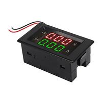 FILFEEL YB4835VA Voltmètre Numérique Ampèremètre DC 600 V 100A Point Décimal Automatique Double Affichage pour la Surveillance du Courant et de la Tension