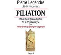 Filiation Pierre Legendre (Auteur)