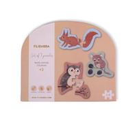 Filibabba - Jeu de 7 puzzles Animaux nordiques