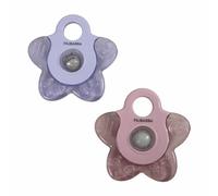 Filibabba - Lot de 2 anneaux de dentition réfrigérables Rose