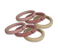 Filibabba - Anneaux en silicone - Rose (FI-02188)