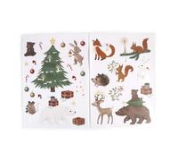 Filibabba - Autocollants pour fenêtre Wonderful Winter Forest Friends