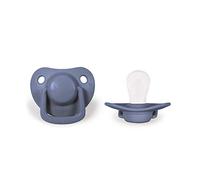 Filibabba - Lot de 2 sucettes anatomiques en silicone 0-6m Bleu