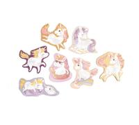 Filibabba - Lot de 7 puzzles La plage des licornes