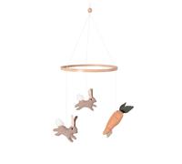 Filibabba - Mobile bébé en lin Carrot Thief