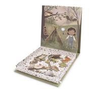 Filibabba Puzzle Magnétique Jeux, Jeux Montessori, Puzzle Forêt, Développement Motricité Fin et Imagination, Puzzle Cadeau Enfant 3 Ans, 20 Pièces avec étui