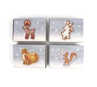 Filibabba - Set de 4 puzzles Wonderful Winter Forest Friends