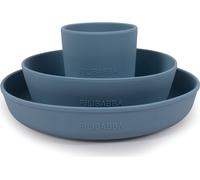 FILIBABBA Set de vaisselle en silicone Powder Blue