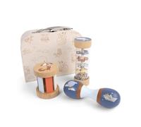 Filibabba - Valisette de jeu Mes premiers jouets sensoriel en bois