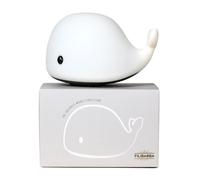 Filibabba Veilleuse LED Bébé - USB et Tap Control - Baleine - 15 cm