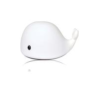 Filibabba Veilleuse LED Bébé - USB et Tap Control - Baleine - 50 cm