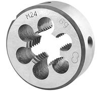 Filière de filetage à vis, filière de filetage ronde métrique M24, filière de filetage machine M24 x 3,0, pas à droite