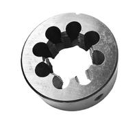 Filière de filetage ronde, 1 pièce, en acier allié, 6, 8, 10, 12, 14, 16, 18, 20, 24, 28 TPI, filière manuelle for filetage manuel(24UNS)