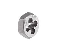 Filière hexagonale de nouveau filetage M8 X 1,25 pas en acier au carbone Tuyau conique hexagonal métrique Indice de précision: 6g
