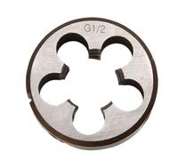 Filière ronde for filetage de tuyau en acier rapide (G 1/8 à G 3/4) - Outil durable et polyvalent for usage domestique et professionnel.(1/2x14)