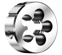 Filière ronde HSS 1 5/8"-14 UN, pas à droite, acier rapide