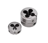 Filière ronde UNC, Jeu de matrices filetage réglables métriques rondes HSSE M18 à M24 for le métal, paquet 2(M18x1.5)