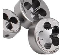 Filières fixes pour filetage à droite, Matrice de filetage ronde HSSE for filetages externes métriques M1-M24 for le travail des métaux 1 pièces(M5x0.8)