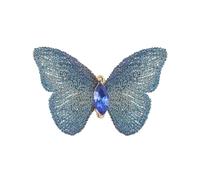 Filigree Butterfly Rhingestone Brooch Pin pour les femmes Girls Men Crystal Cartoon Animal Tins Ains Accessoires ACCESSOIRES UNISE