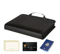 Filing Folder - File Organiser Folder | Folderr Organiser | Document Folders Document Bill Storage Expander with Handle for A4 Paper Letter Card Storage Travel Home School Supplies