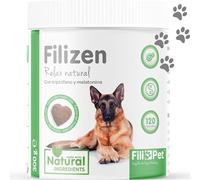 FILIPET Filizen Complément alimentaire pour chien qui crée calme, anti-stress et relaxation.Fabriqué à partir d'ingrédients naturels, contient de la valériane. 30 comprimés