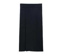Filippa K - Ribbed Knit Midi Skirt - Femme - Jupes - Noir - Taille: 42 FR