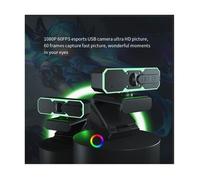 Fill Light Webcam Microphone Gaming CaméRa USB 60Fps Ordinateur 1080P Webcam Multifonction