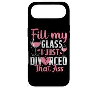 Fill My Glass I Just Divorced Fête de Divorce drôle pour Femme Coque pour iPhone Air