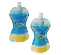 Fill n Squeeze SmoothPoches pour Snack - 10 poches réutilisables de 150ml pour Sac Fill n Squeeze Système de remplissage pour enfants, collations pour enfants Smoothie scolaire de yogourt