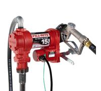 Fill-rite Fr1210g Pompe de transfert de carburant, tuyau d'aspiration télescopique, 12 'Tuyau de livraison, manuel Release Buse - 12 V, 15 GPM