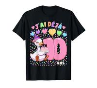 Fille 10e Anniversaire Cadeau J'Ai Déjà 10 Ans Oie T-Shirt