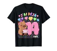 Fille 14e Anniversaire Cadeau J'Ai Déjà 14 Ans Capybara T-Shirt