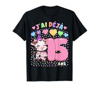 Fille 15e Anniversaire Cadeau J'Ai Déjà 15 Ans Vache T-Shirt