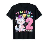 Fille 2e Anniversaire Cadeau J'Ai Déjà 2 Ans Louve T-Shirt