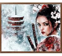Fille 5D Diamond Painting Artisanat Peinture de Diamants 30x20cm L-371