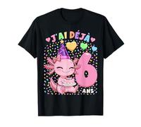 Fille 6e Anniversaire Cadeau 6 Ans Axolotl T-Shirt