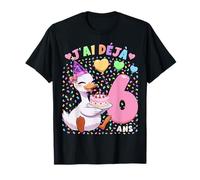 Fille 6e Anniversaire Cadeau J'Ai Déjà 6 Ans Oie T-Shirt