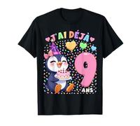Fille 9e Anniversaire Cadeau J'Ai Déjà 9 Ans Manchote T-Shirt