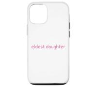 Fille aînée Pink Text Life of The Oldest Coque pour iPhone 12/12 Pro